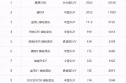国产新能源汽车排名大全