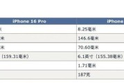 苹果参数的主要特点和优势