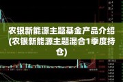农银新能源基金是谁的？