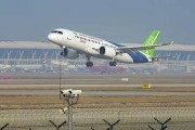 8国产商业大飞机c919终于迎来实战首航.5月28日上午,国产