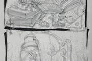 科技为主题的素描画简单