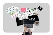 科技生活小报字体展示图
