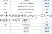 中关村手机报价大全手机排行