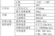 新能源机床参数设置规范
