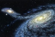 银河之舞仙女星系与银河系的未来碰撞